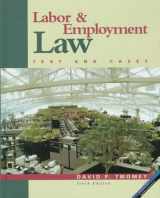 9780538854399-0538854391-Labor and Employment Law: Text and Cases
