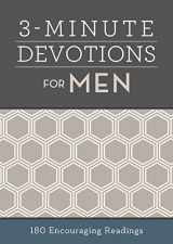 9781683222507-1683222504-3-Minute Devotions for Men: 180 Encouraging Readings