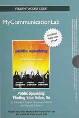 9780205890736-0205890733-Public Speaking MyCommunicationLab Access Code: Finding Your Voice: Includes Pearson eText