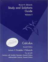 9780618149230-0618149236-Calculus - Study and Solutions Guide Volume II to accompany Calculus w/ Analytic Geometry