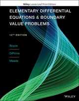 9781119777694-1119777690-Elementary Differential Equations and Boundary Value Problems (Boyce, Elementary Differential Equations & Boundary Value Probs, Twelfth Edition)