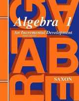 9781565771239-1565771230-Homeschool Kit 1998: Third Edition (Saxon Algebra 1)