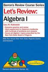 9781438006048-1438006047-Let's Review Algebra I (Barron's Regents NY)