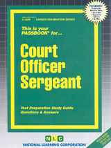9780837335087-0837335086-Court Officer Sergeant(Passbooks) (Career Examination Series)