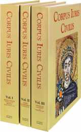 9781584779780-1584779780-Corpus Iuris Civilis (Latin Edition)