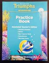 9780021947348-0021947341-Reading Triumphs Intervention Practice Book - Teacher's Edition