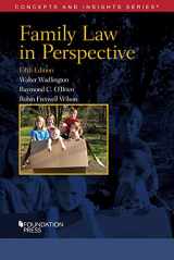 9781636590691-1636590691-Family Law in Perspective (Concepts and Insights)