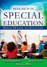 9780398086039-0398086036-Research in Special Education: Designs, Methods, and Applications