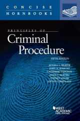 9781634590860-1634590864-Principles of Criminal Procedure (Concise Hornbook Series)