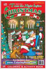 9780972783316-0972783318-Twas the Night Before Christmas Big Coloring Book 12 x 18