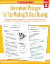 9780545793780-0545793785-Informational Passages for Text Marking & Close Reading: Grade 2: 20 Reproducible Passages With Text-Marking Activities That Guide Students to Read Strategically for Deep Comprehension