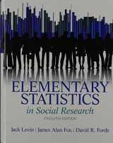 9780205959815-0205959814-Elementary Statistics in Social Research Plus MyLab Search with Pearson eText -- Access Card Package (12th Edition)