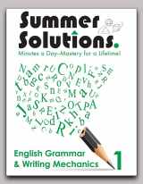 9781934210024-1934210021-Summer Solutions English & Grammar Workbook (Level 1)