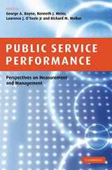 9780521859912-0521859913-Public Service Performance: Perspectives on Measurement and Management