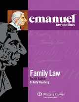 9781454832812-1454832819-Emanuel Law Outlines for Family Law