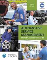 9780134709857-0134709853-Automotive Service Management (Pearson Automotive Series)