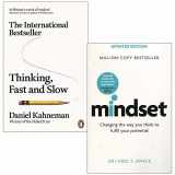 9789123951499-9123951494-Thinking, Fast and Slow By Daniel Kahneman & Mindset - Updated Edition: Changing The Way You think To Fulfil Your Potential By Dr Carol Dweck 2 Books Collection Set