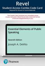 9780135704769-0135704766-Essential Elements of Public Speaking -- Revel + Print Combo Access Code