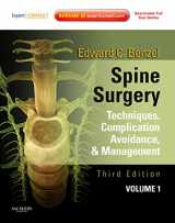 9781437705874-1437705871-Spine Surgery, 2-Volume Set: Techniques, Complication Avoidance and Management (Expert Consult - Online and Print)