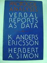 9780262550123-0262550121-Protocol Analysis: Verbal Reports As Data (Bradford Books)