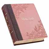 9781642726619-1642726613-KJV Holy Bible, Note-taking Bible, Faux Leather Hardcover - King James Version, Brown/Pink
