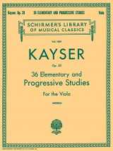 9780793558780-0793558786-36 Elementary and Progressive Studies: Schirmer Library of Classics Volume 1850 Viola Method