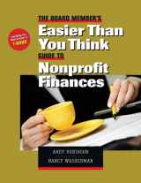 9781889102436-1889102431-The Board Member's Easier Than You Think Guide to Nonprofit Finances