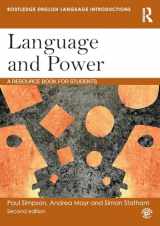 9781138569232-1138569232-Language and Power: A Resource Book for Students (Routledge English Language Introductions)
