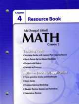 9780618741465-0618741461-McDougal Littell Math Course 2: Chapter Resources Book Chapter 4