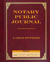 9781499378900-1499378904-Notary Public Journal Large Entries