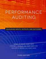 9780894139765-0894139762-Performance Auditing: Measuring Inputs, Outputs, and Outcomes, 3rd Edition