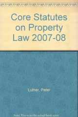 9781846410475-1846410479-Core Statutes on Property Law 2007-08