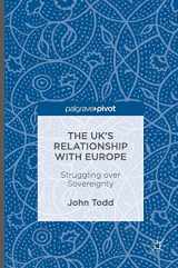 9783319336688-3319336681-The UK’s Relationship with Europe: Struggling over Sovereignty