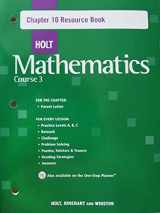 9780030784019-0030784018-Holt Mathematics, Course 3, Chapter 10 Resource Book