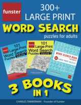 9781953561107-1953561101-Funster 300+ Large Print Word Search Puzzles for Adults - 3 Books in 1: Giant value pack of word search for adults large print, seniors welcome