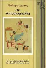 9780816616329-0816616329-On Autobiography (Theory & History of Literature)