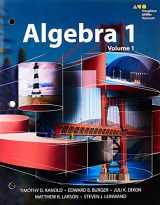 9780544368170-0544368177-Interactive Student Edition Volume 1 2015 (HMH Algebra 1)