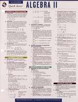 9780738607184-0738607185-Algebra 2 - REA's Quick Access Reference Chart (Quick Access Reference Charts)