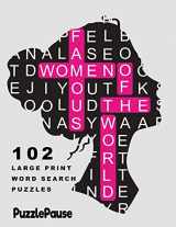 9781732713536-1732713537-Famous Women of the World: 102 Large Print Word Search Puzzles
