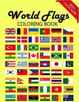 9781670321060-1670321061-World Flags Coloring Book: Awesome book for kids to learn about flags and geography | Flags with color guides and brief introductions about the countries