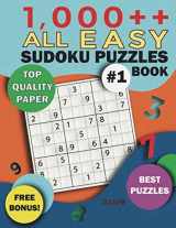 9781710252644-1710252642-1,000++ All EASY Sudoku Puzzles Book: Top Quality Paper, Best Puzzles, Free Bonus! (Sodoku Puzzle Books for Adults)
