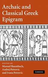 9780521118057-0521118050-Archaic and Classical Greek Epigram