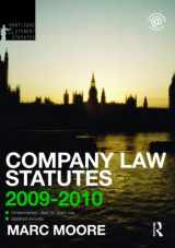 9780415458375-0415458374-Company Law Statutes 2009-2010 (Routledge Student Statutes)