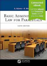 9781543826968-1543826962-Basic Administrative Law for Paralegals [Connected eBook] (Aspen Paralegal Series)