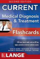 9780071848022-0071848029-CURRENT Medical Diagnosis and Treatment Flashcards, 2E