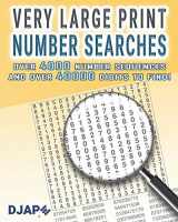 9781710187113-1710187115-Very Large Print Number Searches: Over 4000 number sequences and over 40000 digits to find! (Number Searches Books)