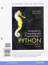 9780134059914-0134059913-Introduction to Computing and Programming in Python, Student Value Edition plus MyLab Programming with eText -- Access Card Package