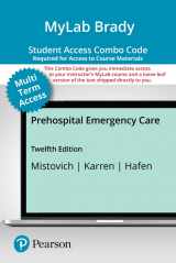 9780137938582-0137938586-MyLab BRADY with Pearson eText + Print Combo Access CardPrehospital Emergency Care