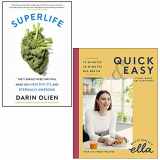 9789124031664-9124031666-SuperLife By Darin Olien & Deliciously Ella Quick & Easy Plant-based Deliciousness By Ella Mills (Woodward) 2 Books Collection Set