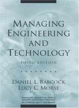 9780130619785-0130619787-Managing Engineering and Technology (3rd Edition)